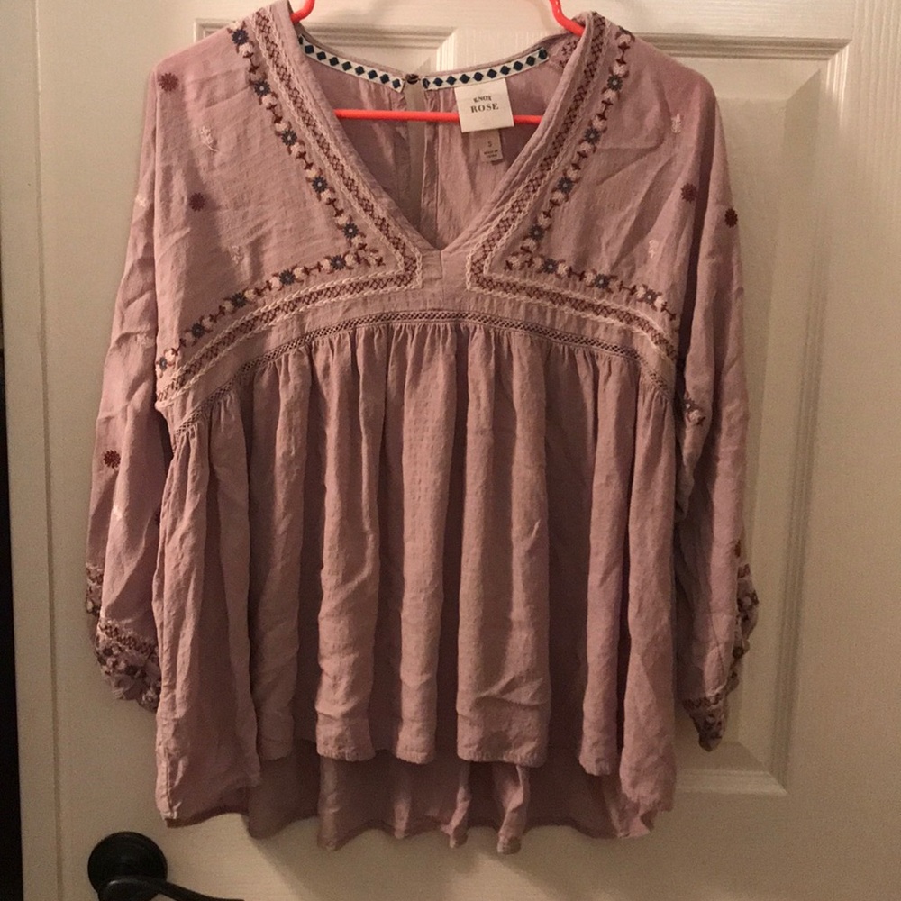 Embroider top